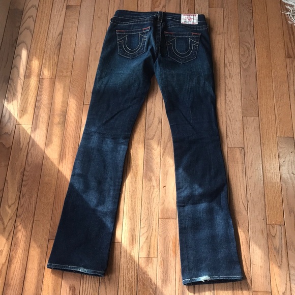 💎 True Religion Johnny jeans, dark wash, size 26 - Picture 2 of 5